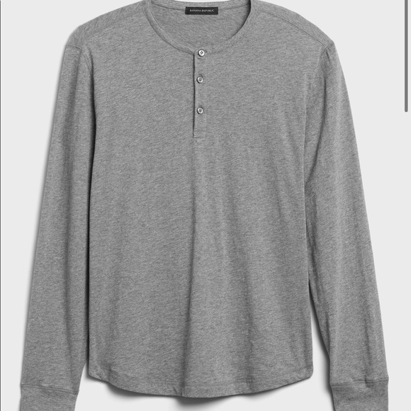 Two Organic Soft Wash Henley T-Shirts